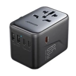 Joyroom JR-TCW02 65W Reiseadapter Universal EU/US/JP/AU/UK/CN – Schwarz