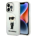 Hülle Karl Lagerfeld iPhone 14 Pro Max 6,7" transparent hartcase Ikonik Karl Lagerfeld