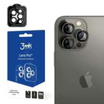 3mk Objektivschutz Pro iPhone 14 Pro / 14 Pro Max graphit/graphit Schutz für Kameraobjektiv mit Montagerahmen 1 Stk.