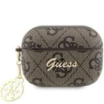 Hülle Guess GUAP2G4GSMW AirPods Pro 2 Abdeckung braun/braun 4G Charm Kollektion Case