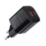 Choetech Schnelles USB-Wandladegerät USB Typ C PD QC 33W schwarz (PD5006)