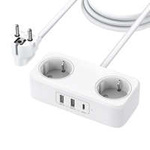 Ladergerät uGREEN DigiNest 30W Netzadapter, 2x USB, 1x USB-C (weiß)