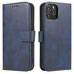 Magnet Case elegante Hülle mit Überschlag und Standfunktion für Samsung Galaxy A03s (166,5) blau