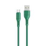 USAMS U68 microUSB 2A Schnellladekabel 1m grün/grün SJ502USB04 (US-SJ502)