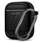 SPIGEN Rugged Armor Apple Airpods Schwarzes Hülle