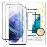 Wozinsky Full Glue Tempered Glass Samsung Galaxy S23 9H Vollbild-Hartglas mit schwarzem Rahmen