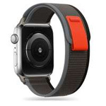 Armband TECH-PROTECT NYLON Apple Watch 4 / 5 / 6 / 7 / 8 / SE (38 / 40 / 41 MM) SCHWARZ/ORANGE