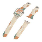 Strap Moro Band für Apple Watch 7 / SE / 5/4/3/2 (45 mm / 44 mm / 42 mm) Silikonarmband Uhrenarmband Muster 5