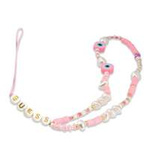 GUESS Telefonband Perlen Schale Rosa