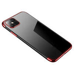 Case Clear Color case gel cover case with metallic border Samsung Galaxy A13 5G red Case