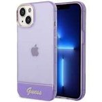 Case GUESS Apple iPhone 14 Plus Translucent Purple Hardcase