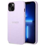 Case Guess iPhone 14 Plus 6.7" purple/purple Saffiano Strap