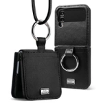 Case RINGKE Signature FOLIO GALAXY Z FLIP 4 BLACK