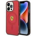 Case Ferrari FEHMP14XURKR iPhone 14 Pro Max 6.7" red/red hardcase Translucent MagSafe Case