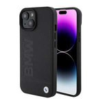 Case BMW BMHMP15SSLLBK iPhone 15 6.1" black/black MagSafe hardcase Signature Logo Imprint Case