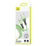 Cable USAMS MicroUSB Fast Charge 1m Green