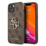 Case GUESS Apple iPhone 13 4G Big Metal Logo Brown Hardcase