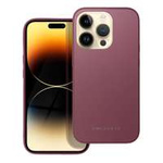 Roar case MATTE Glass Case - for iPhone 14 Pro maroon