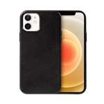 ETUI Crong Essential Cover - Case eco-leather iPhone 12 / iPhone 12 Pro (black) CASE