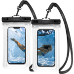 Spigen A610 Waterproof Universal WATERPROOF FLOAT Case 2-PACK CRYSTAL CLEAR