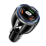 [RETURNED ITEM] Wozinsky WCCCA car charger 2x USB-C 1x USB-A 90W PD QC - black