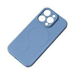 MagSafe compatible silicone case for iPhone 15 Plus Silicone Case - navy blue