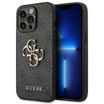 Case Guess iPhone 14 Pro Max 6.7" grey/grey hardcase 4G Big Metal Logo