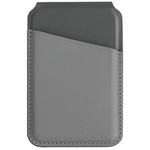 Uniq Lyden DS magnetic RFID wallet with phone stand - gray and black