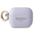 Case GUESS Apple AirPods Pro Silicone Glitter Purple Case