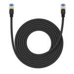 Braided network cable cat.7 Baseus Ethernet RJ45, 10Gbps, 5m (black)