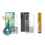 PanzerGlass Set Start Sam S21 TPU screen protection, Case ClearCase, Spray 30ml