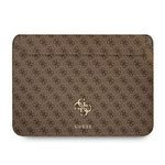 GUESS Laptop Tablet 13 Sleeve 4G Big Logo Brown Case