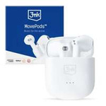 3mk MovePods headphones wireless bluetooth white