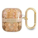 Case GUESS Apple AirPods Cover Paisley Strap Collection Gold Case