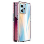 Spring Case for Realme 9 Pro+ / Realme 9 silicone cover with frame light pink