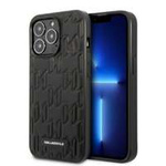 Case KARL LAGERFELD Apple iPhone 13 Pro Max Monogram Plaque Black Hardcase