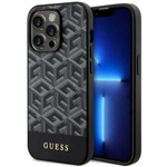 Case Guess GUHMP14LHGCFSEK iPhone 14 Pro 6.1" black/black hardcase GCube Stripes MagSafe Case