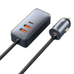  [RETURNED ITEM] Baseus Share Together car charger 2x USB / 2x USB Type C 120W PPS Quick Charge Power Delivery gray (CCBT-A0G)