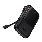 [RETURNED ITEM] Powerbank 10000mAh 20W Baseus Qpow Pro Overseas Edition + USB C 3A Cable - Black