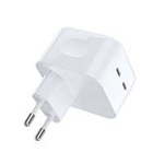 Choetech charger 35W 2xUSB-C PD white (Q5008)