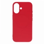 Liquid Silicone Case with MagSafe for Samsung Galaxy S25 Edge - Red