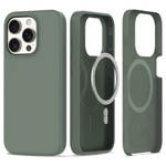 Case Tech-protect Silicone MagSafe IPhone 15 Pro Max Olive Case