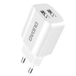 Dudao charger EU Network 2x USB 5V/2.4A white (A2EU white)