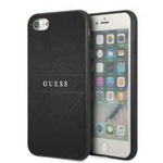 Case Guess iPhone 7/8 / Se 2020 / Se 2022 Black/black Saffiano Strap Case
