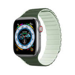 Magnetic Strap for Apple Watch SE, 8, 7, 6, 5, 4, 3, 2, 1 (41, 40, 38 mm) Dux Ducis Strap (LD Version) - Green