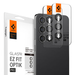 CAMERA PROTECTOR Spigen OPTIK.TR "EZ FIT" CAMERA PROTECTOR 2-PACK GALAXY S24 / S23 / S23+ PLUS BLACK