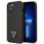 Guess GUHCP14MPSATLK iPhone 14 Plus 6.7" black/black hardcase SaffianoTriangle Logo