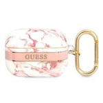Case GUESS Apple AirPods Pro Cover Marble Strap Collection Pink Case