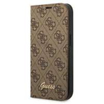Guess GUBKP14LHG4SHW iPhone 14 Pro 6.1" brown/brown book 4G Vintage Gold Logo
