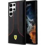 Case Ferrari FEHCS23LPCSK S23 Ultra S918 black/black hardcase Perforated 296 P Case